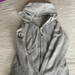 lululemon athletica Gray Hooded Jacket